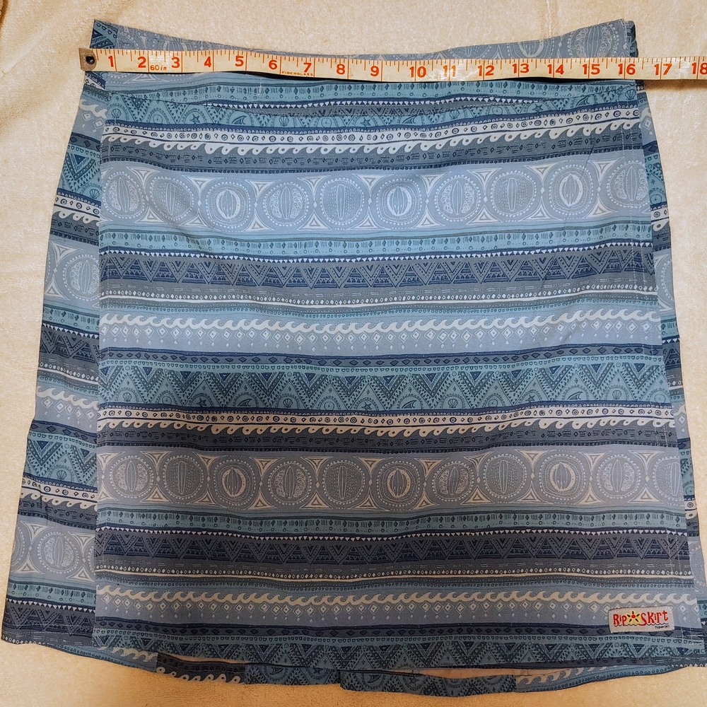 Ripskirt Hawaii Blue Mini Pencil Skirt Casual